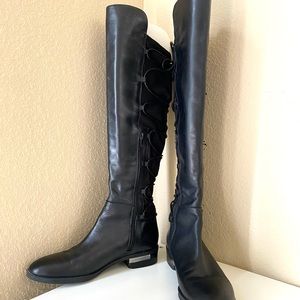 Black Vince Camuto lace up boots size 6.5